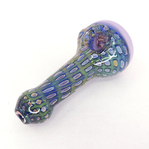 Hand Eeze 5" Gold Fumed with Honeycomb and Slime - Pink