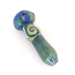 5" Hand Eeze Gold Fumed w/ Double Reverse Glass Pipe