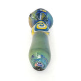 5" Hand Eeze Gold Fumed w/ Double Reverse Glass Pipe