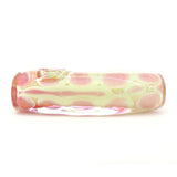 3.5" Hand Eeze Slime Square Glass Pipe - Pink Spots