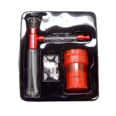 3 Piece Combo Set (Pipe/Grinder/Screens) - Multiple Colors!