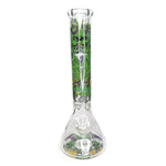 15in Clover Water Pipe - Zombies