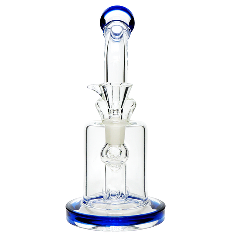8" Bent Neck with Mouthpiece Color Water Pipe