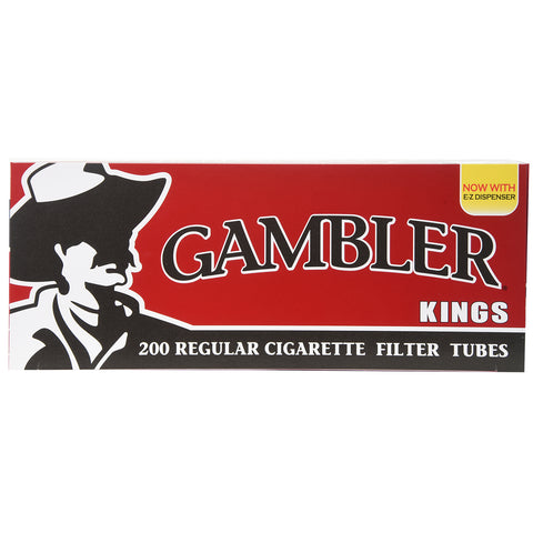 Gambler Regular Cigarette Tubes - 100mm or King Size