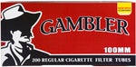 Gambler Regular Cigarette Tubes - 100mm or King Size