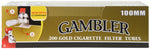 Gambler Gold Cigarette Tubes - 100mm or King Size