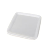 Silicone rolling tray in white side view.