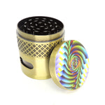 2in 4 Part Grinder with Image and Design Wrap - Hypnosis