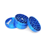 3 Part 50mm Grinder with Amsterdam Logo - Blue Cross