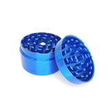3 Part 50mm Grinder with Amsterdam Logo - Blue Cross