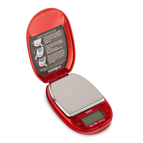Truweigh Sonic Scale - 100g x 0.01g - Red