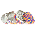 4 Part 50 mm Grinder with All Over Print Hypnosis Design - Assorted Designs!