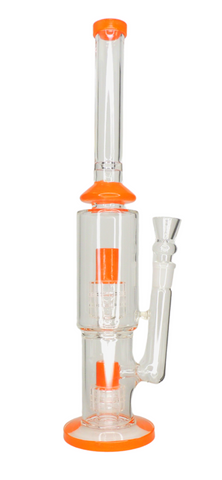 16" Double Matrix Glass Water Pipe