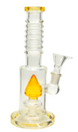 8" Cone Perc Glass Water Pipe