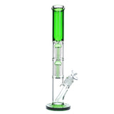 18" Double 8 Arm Color Straight Tube - Green