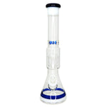 18" 8 Arm Tree Color Rings Beaker - Blue