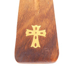 10" Classic Incense Wood Burner - Assorted Designs cross