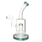 9" Bent Mouthpiece Matrix Water Pipe - Green