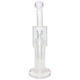 11.5in KR176 Double Matrix Water Pipe - Pink