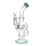 10in Chill Glass JLE-46 Bent Neck Water Pipe - Assorted Colors