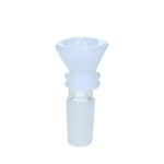Color Funnel Bowl - 14mm Male - White