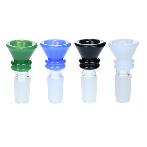 Color Funnel Bowl - 14mm Male - Assorted Colors