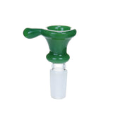 Solid Color Bowl with Handle - 14mm Male - Green
