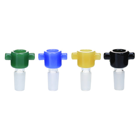 Solid Color Barrel Bowl - 14mm Male - Assorted Colors