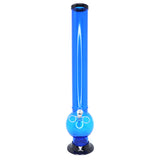 Acrylic Pull Slide Water Pipe 18" Bubble Base (2" Diameter) - Assorted Colors