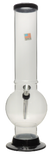 Acrylic Water Pipe 12" Bubble Base (2" Diameter)