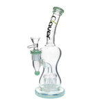 9.5in Clover WPE-329 Multi Arm Water Pipe - Mint Green