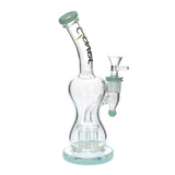 9.5in Clover WPE-329 Multi Arm Water Pipe - Mint Green