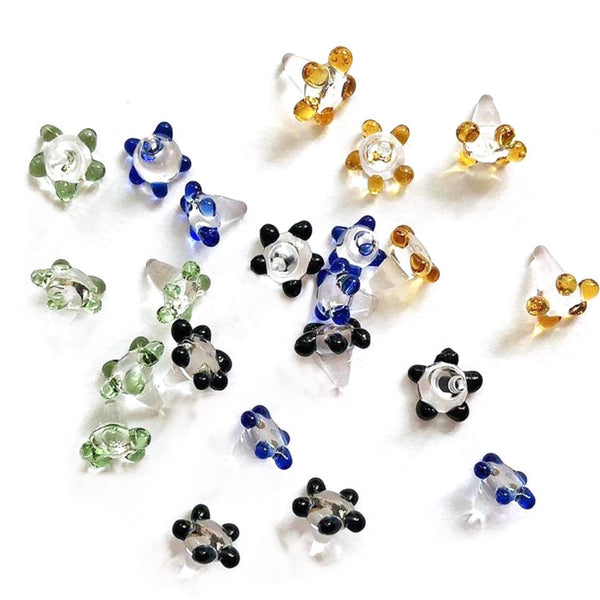 Daisy Style Glass Pipe Screens