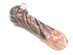 5in Color Changing Pink and Black Hand Pipe
